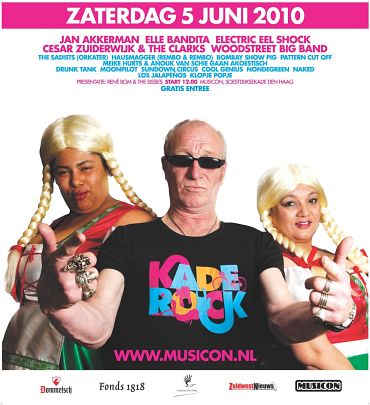 Poster Kaderock 2010 Den Haag